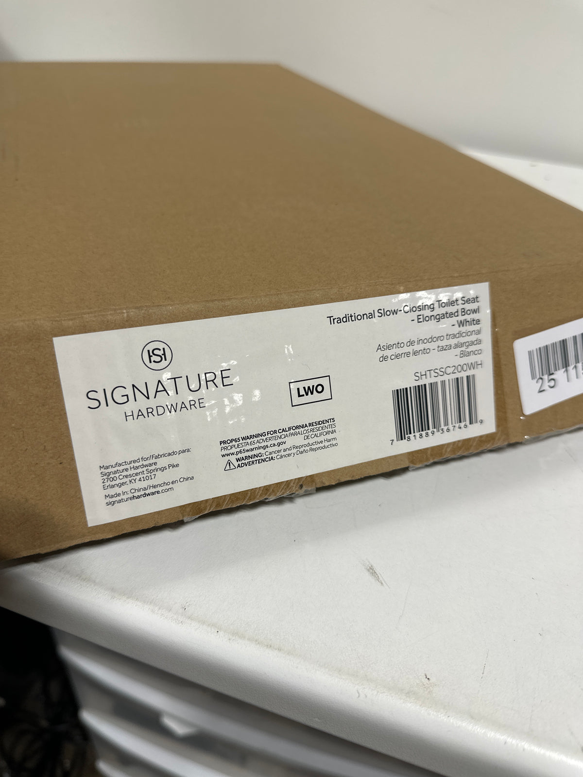 Signature Hardware 447334 Elongated Closed-Front Toilet Seat And Lid with Soft Close and Quick Release - *Plumbing