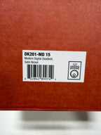 Sure-Loc DK201-MD Electronic Single Cylinder Keyless Entry Deadbolt Satin Nickel Door Hardware Deadbolts Keyless Entry Deadbolts