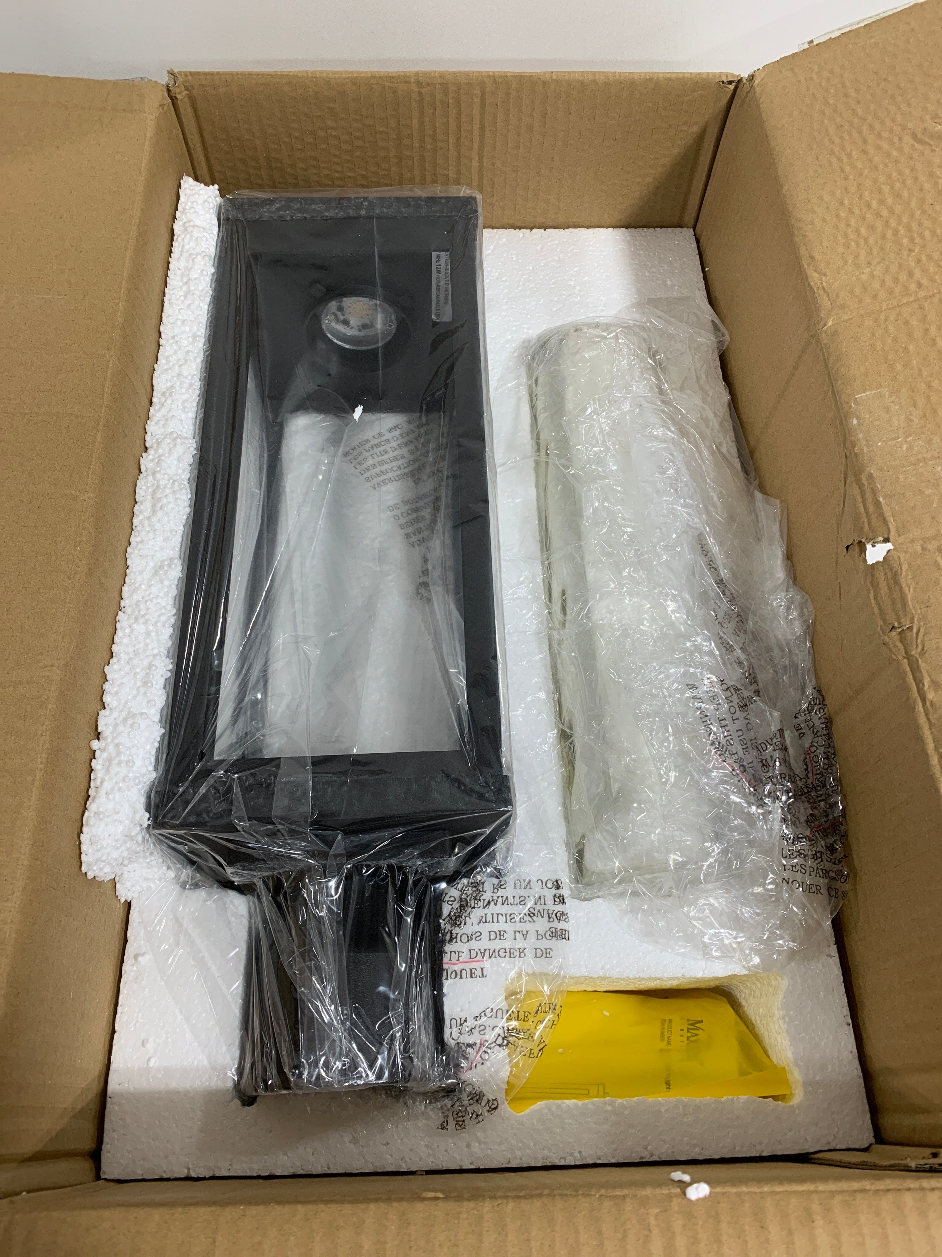 Maxim Lighting Salon 19 Inch Tall LED Outdoor Post Lamp Salon - 55900WGBK - *Lighting & Electrical