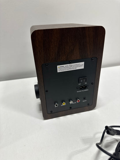 Victrola - Premiere M1 Bookshelf Monitors - Espresso