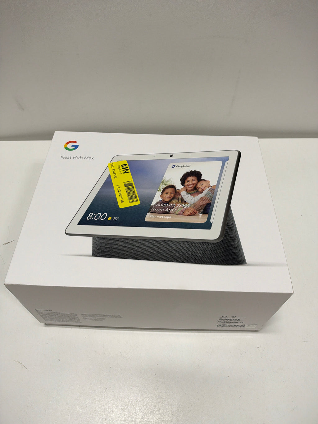 Used Nest Hub Max - Smart Home Speaker and 10" Display with Assistant - Charcoal