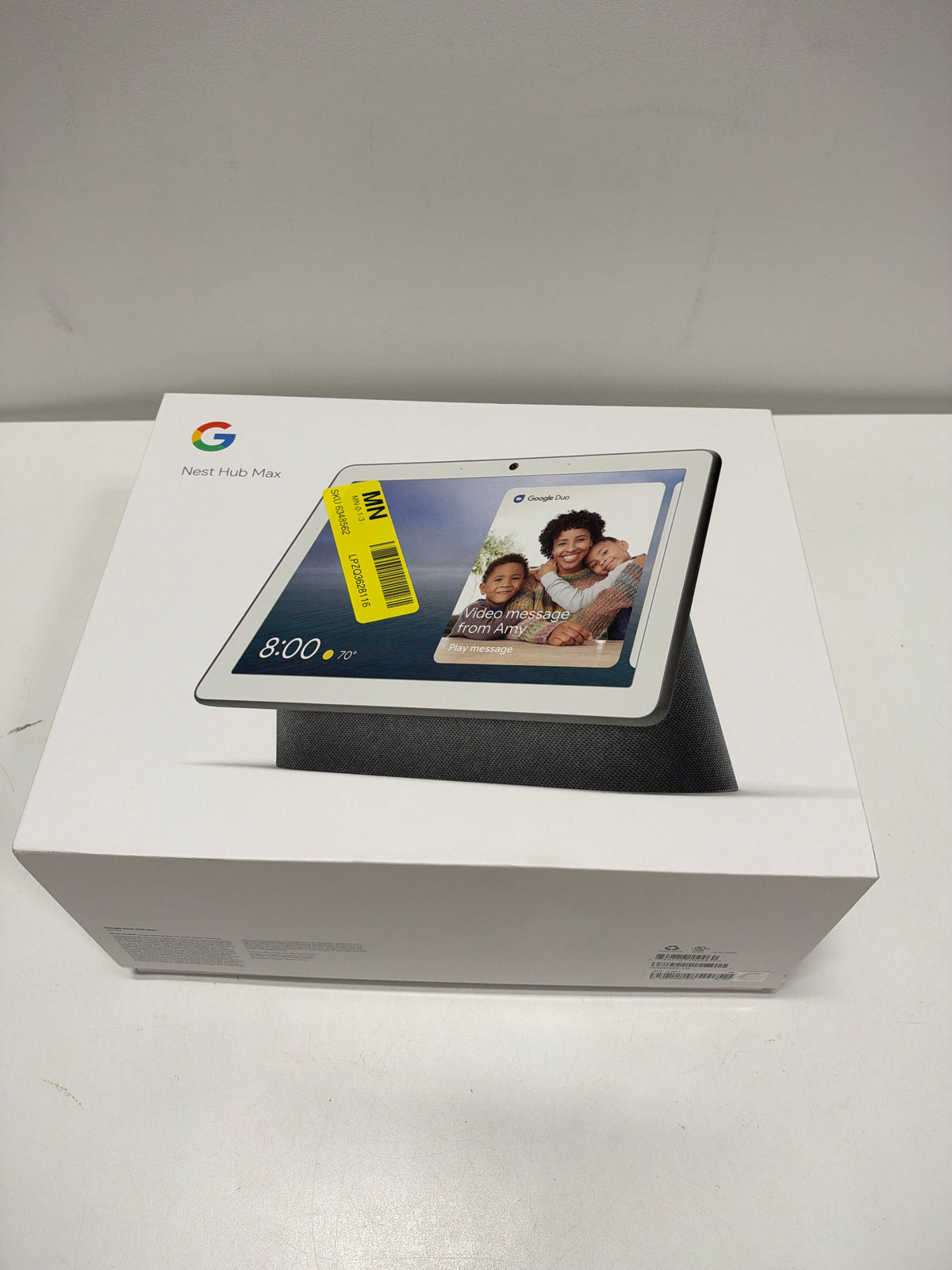 Used Nest Hub Max - Smart Home Speaker and 10" Display with Assistant - Charcoal