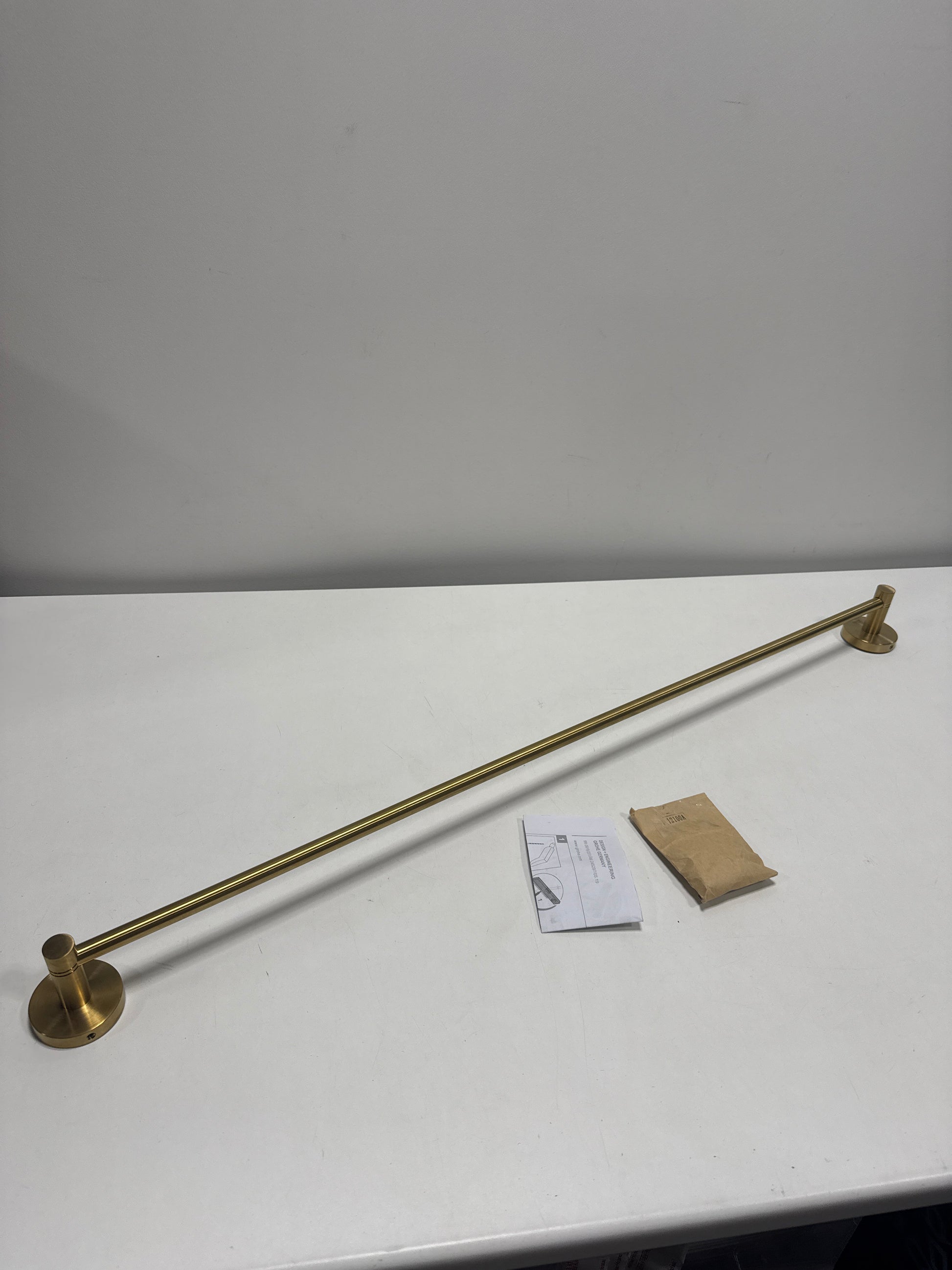 Grohe Essentials 32 Inch Towel Bar Brushed Cool Sunrise - *Tools Hardware & Misc