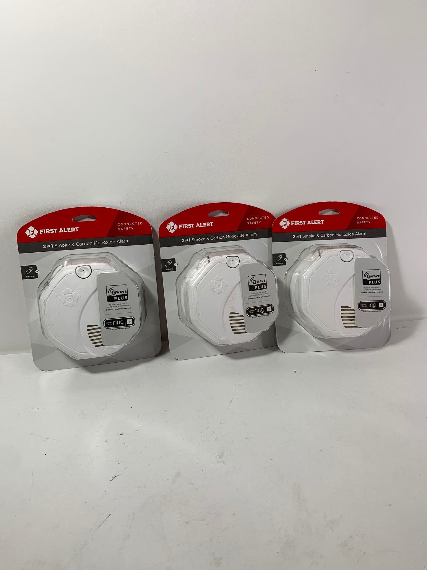 First Alert Z-Wave Smoke and Carbon Monoxide Alarm, 3-pack