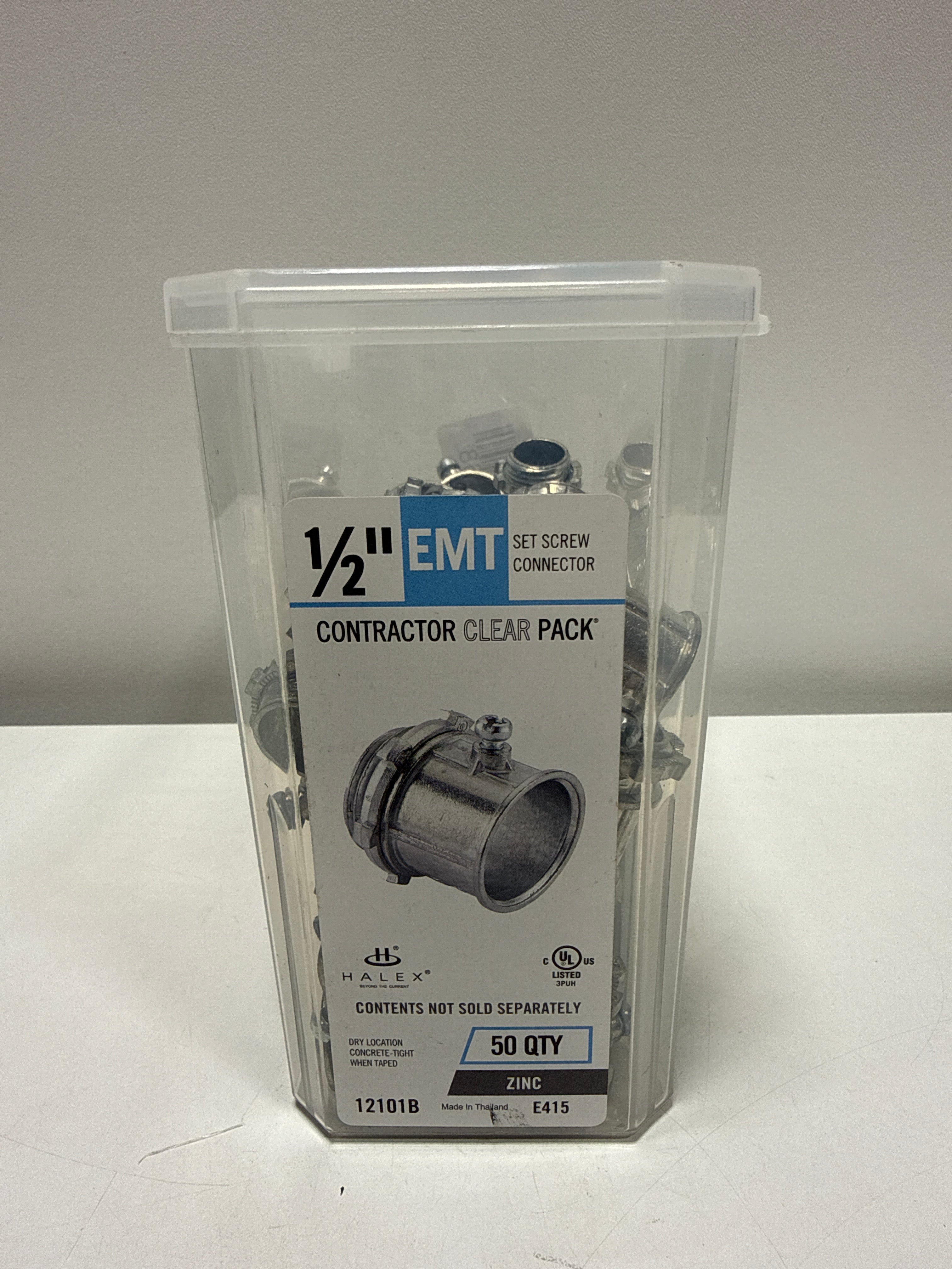 45 x Halex 1/2 in. Electrical Metallic Tube (EMT) Set-Screw Connector