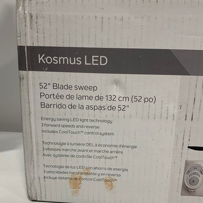 Kichler Kosmus 52" 3 Blade Indoor Ceiling Fan - LED Light Kit Included