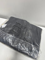 EXCLUSIVE HOME Academy Total Blackout Grommet Top Curtain Panel Pair, 52"x63", Charcoal