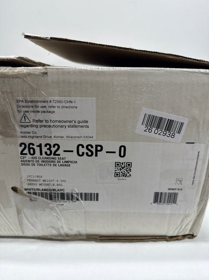 Kohler PureWash E545 Elongated Bidet Toilet Seat