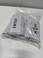 8 x Emtek 9100 Steel Hinges - SD - 1/4" Radius Corner - 3 1/2" x 3 1/2" - 910234 - Satin Brass (US4)