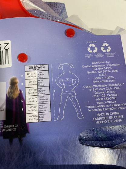 Disguise Disney Frozen Elsa Snow Queen Child Costume 3-4