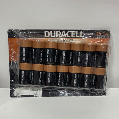 Duracell D 1.5V Coppertop Alkaline D14 Batteries - 14 Pack