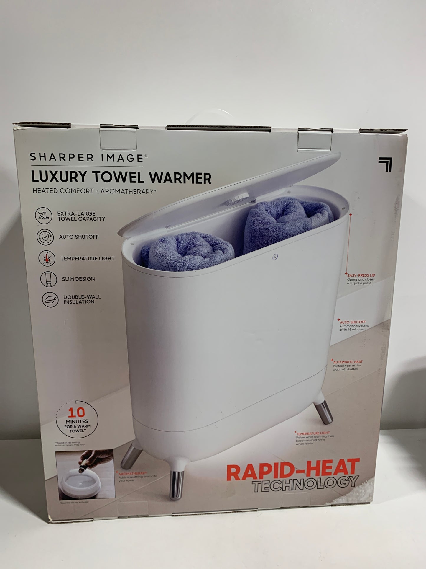 Sharper Image SpaStudio Towel Warmer