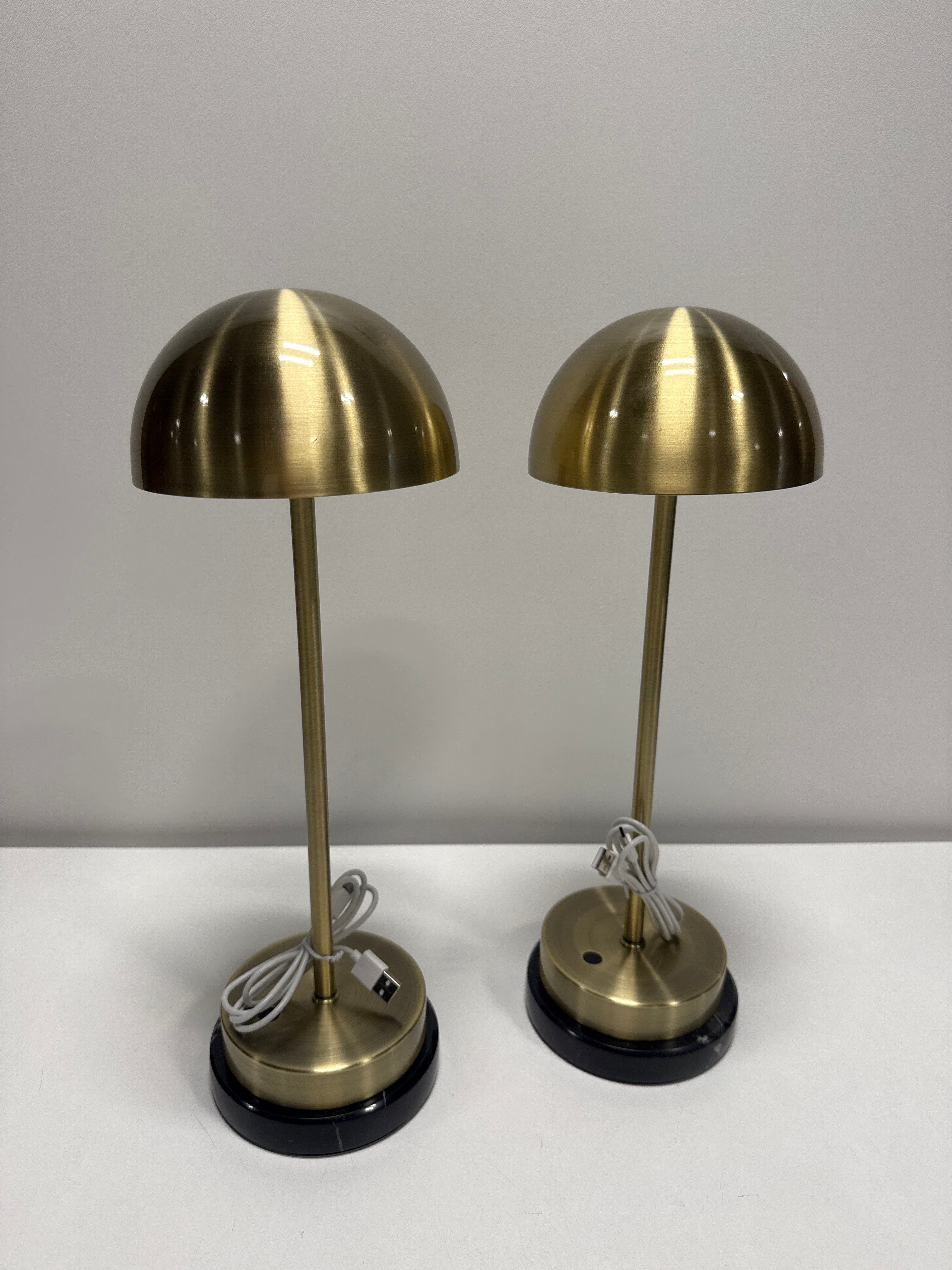 2 x Defect StyleCraft Cordless LED Rechargeable Table Lamp, 2-pack