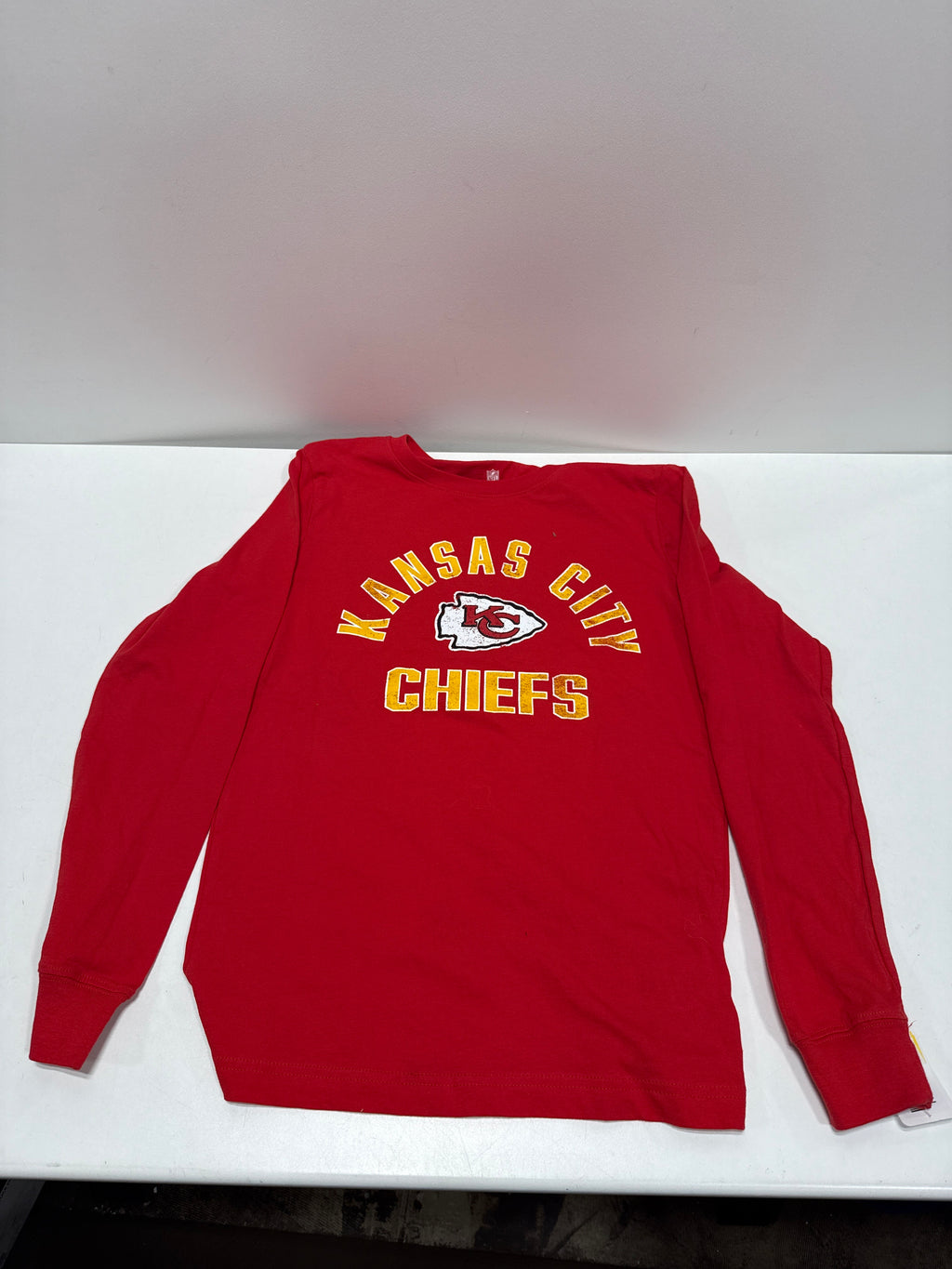 NFL Kansas City Chiefs Boys' Long Sleeve Core T-Shirt - L
