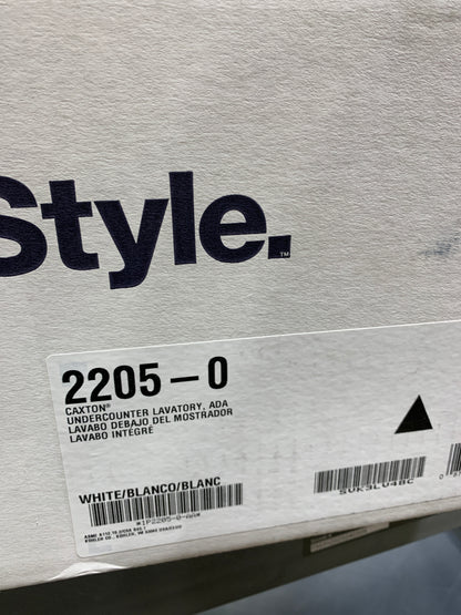 KOHLER K-2205 Caxton 19-1/4" Oval Undermount Bathroom Sink, No Overflow