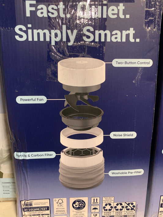 Blueair Pure Mini Max Air Purifier, 2-pack