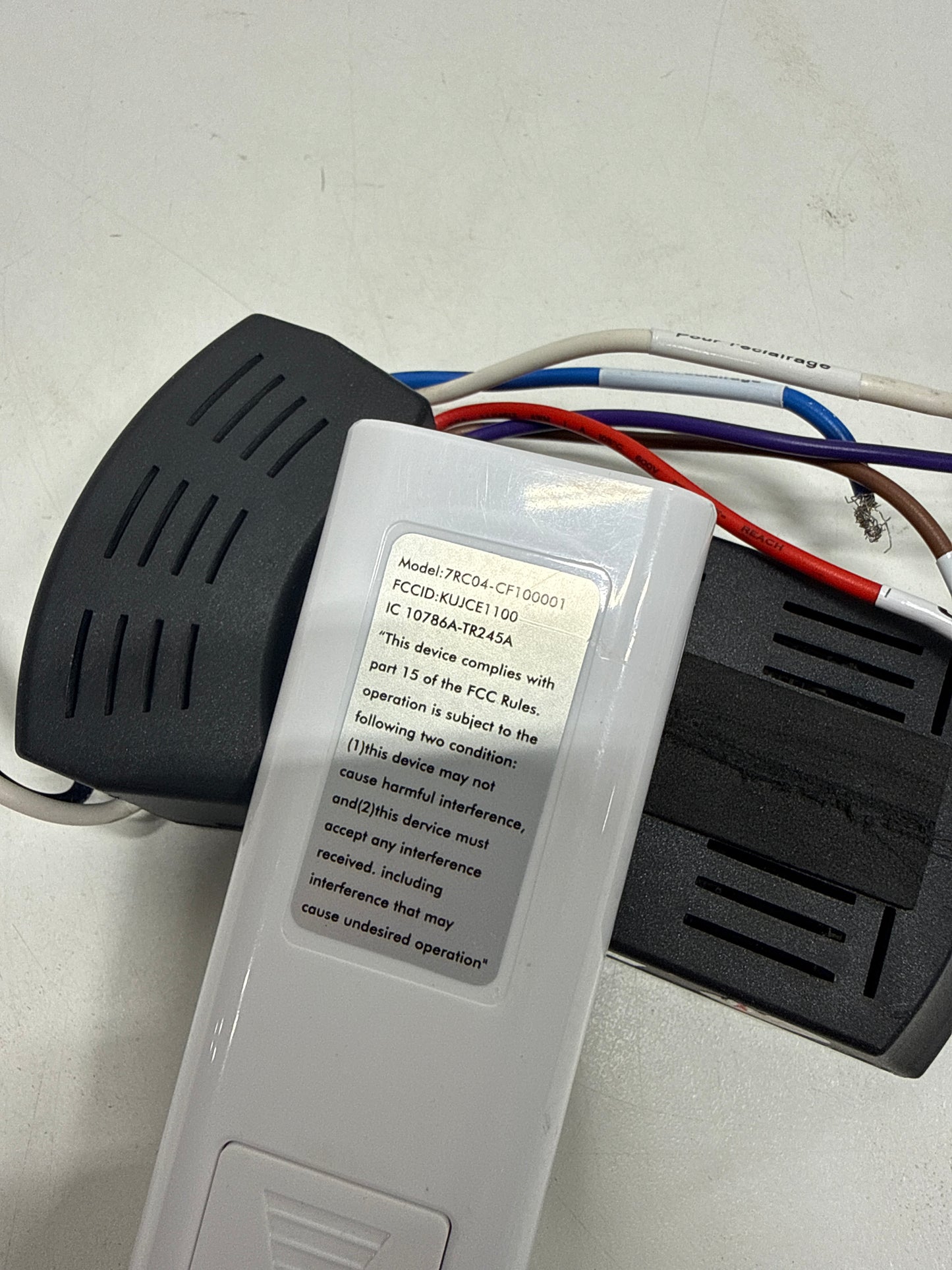 Monte Carlo Ceiling Fan Remote with Receiver