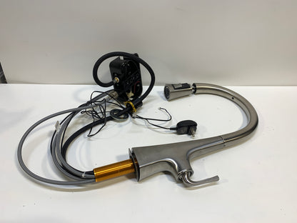 Used Kohler 22068-VS Graze Kitchen Sink Faucet, Vibrant Stainless