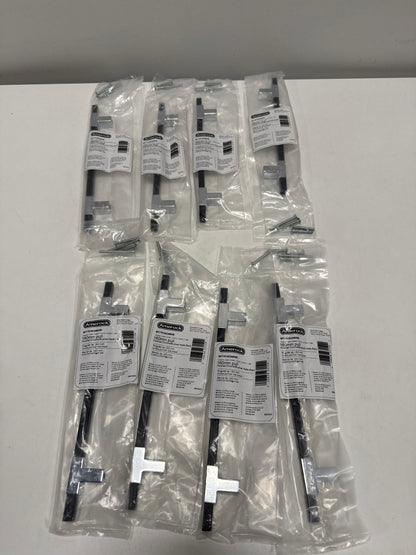 8 x Amerock | Cabinet Pull | Polished Chrome/Brushed Matte Black | 6-5/16 inch (160 mm) Center to Center | Urbanite