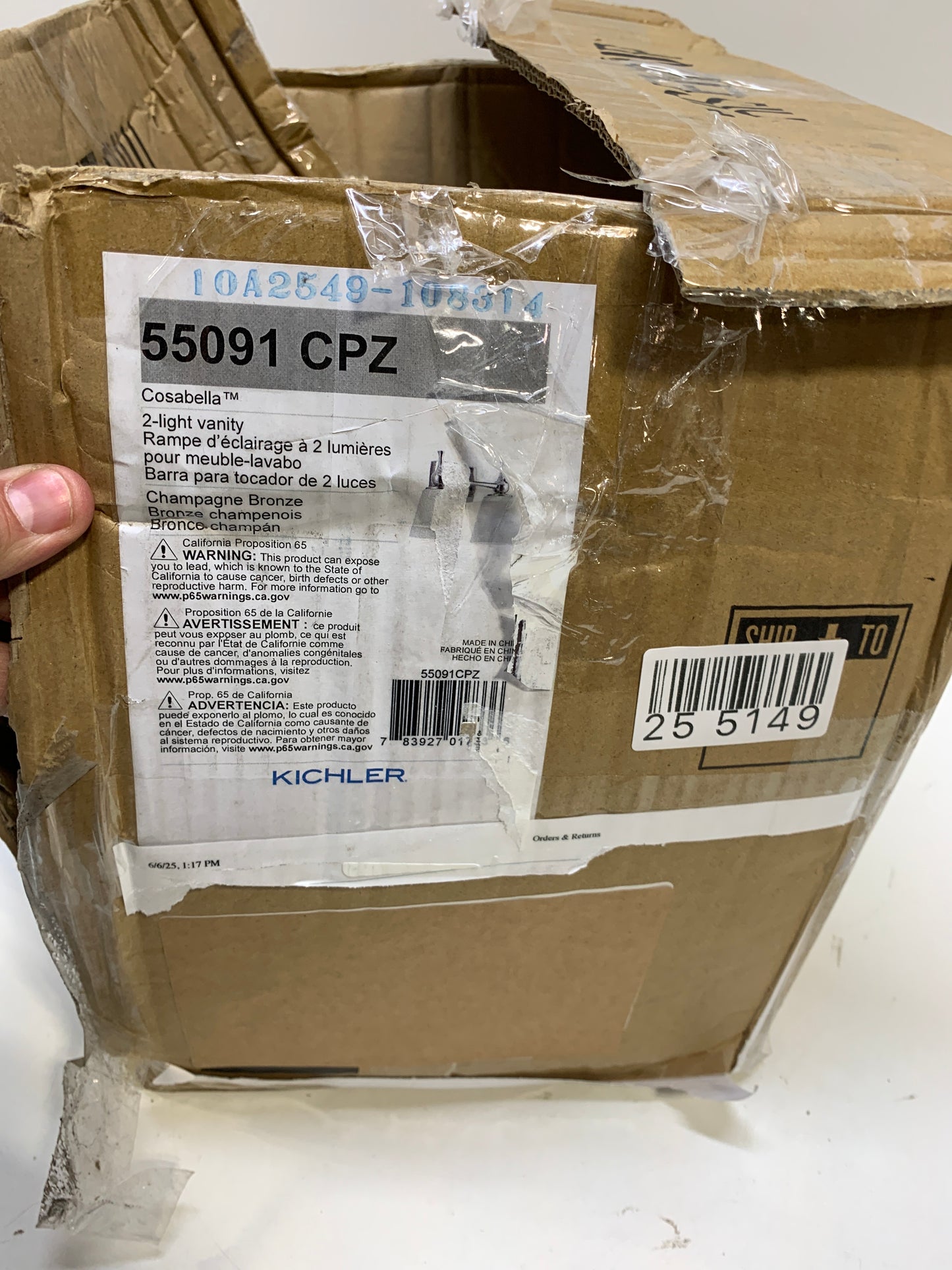 No Glass Kichler Lighting - Cosabella - 2 Light Bath Vanity in Soft Contemporary