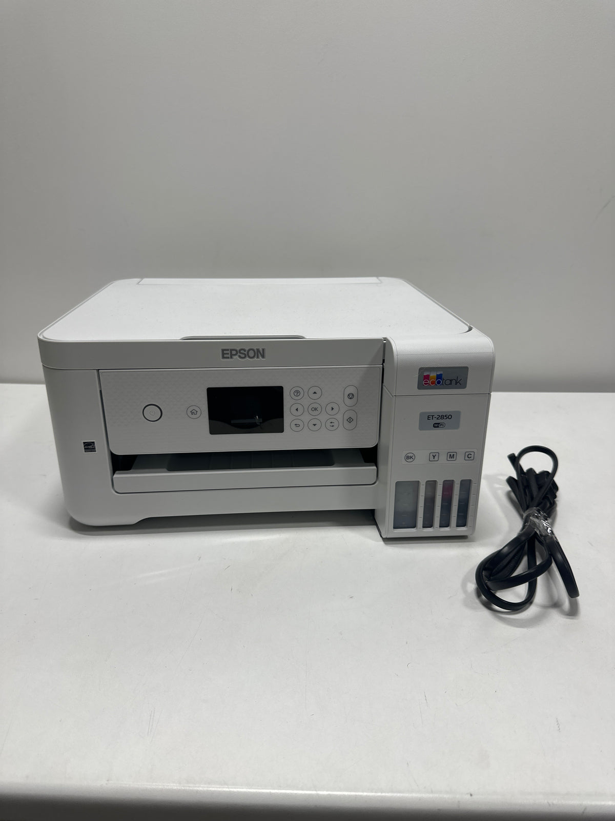 Used Epson EcoTank Wireless Color All-in-One ET-2850 Inkjet