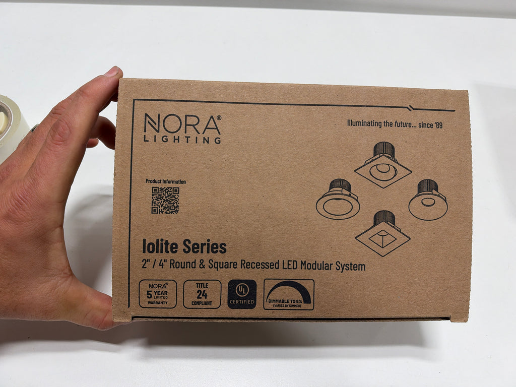 Nora Lighting NIOB-2RPHCDXMPW Nora Lighting NIOB-2RPHCDX Iolite 2" LED Pinhole Recessed Trim - Comfort Dimming