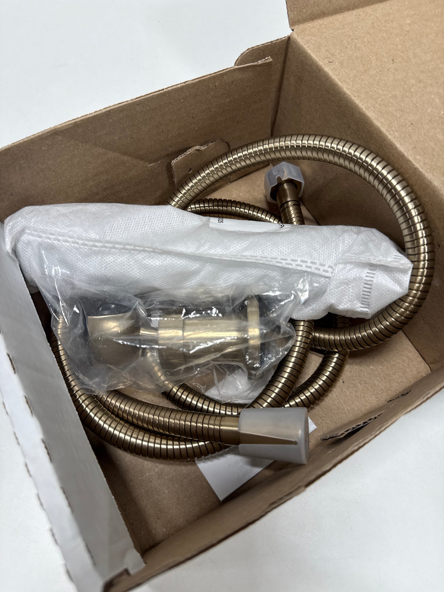 Bonacci ProClean 2-Spray Wall Mount Handheld Shower Head 1.75 GPM in Lumicoat Champagne Bronze