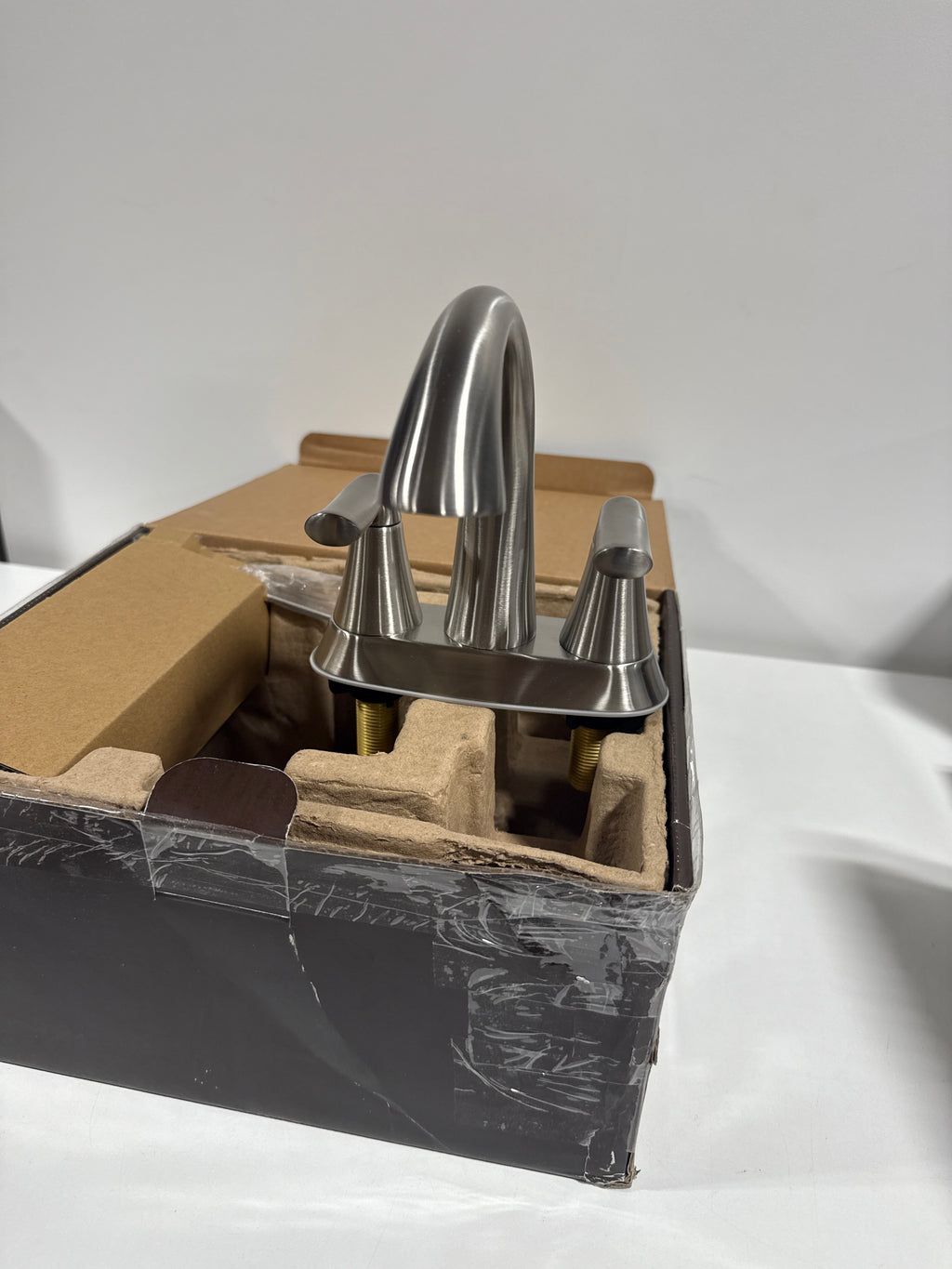 Signature Hardware 447832 Provincetown 1.2 GPM Centerset Bathroom Faucet Nickel - *Plumbing