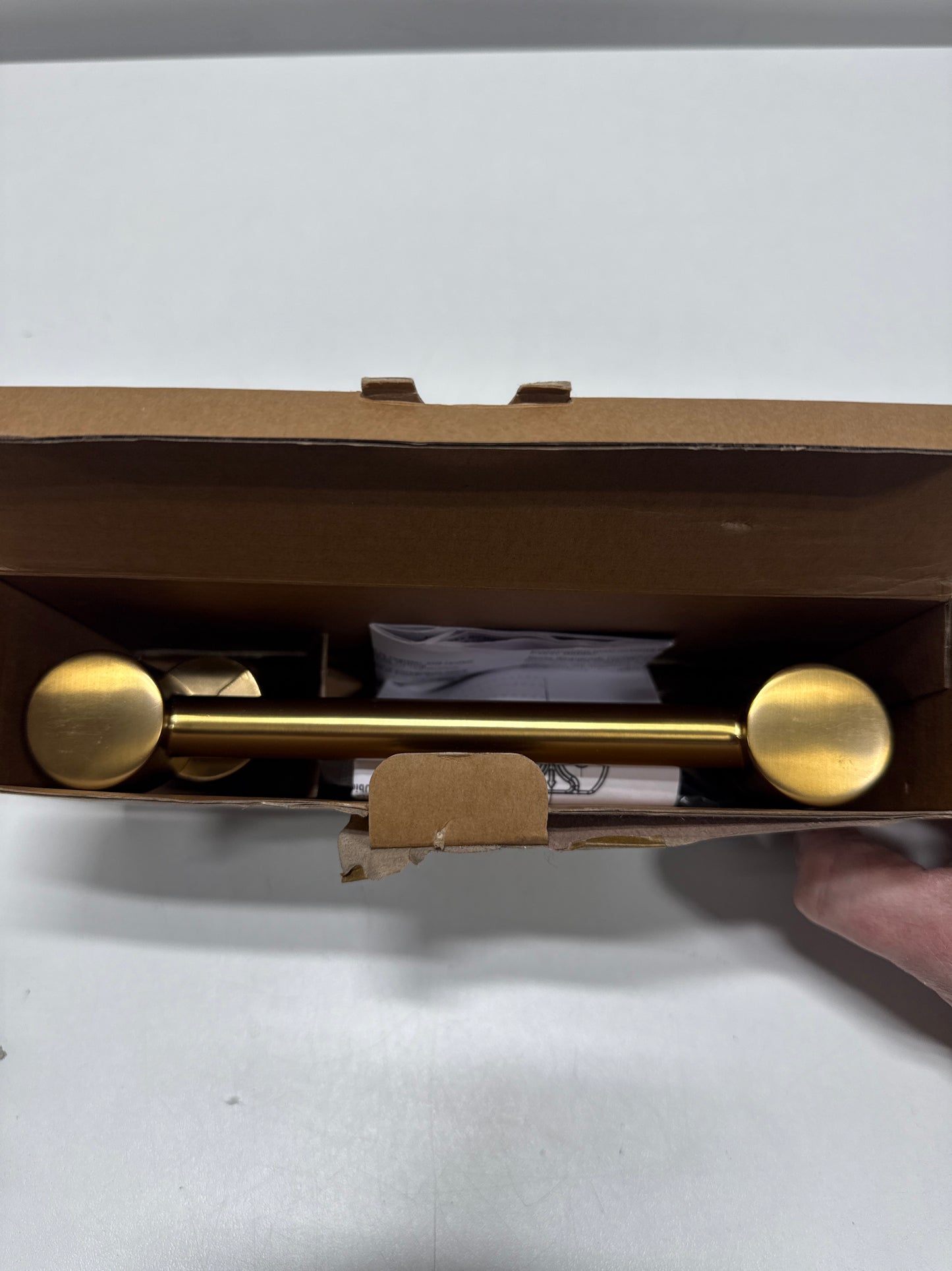 Scratch Moen Align Wall Mounted Paper Holder Brushed Gold