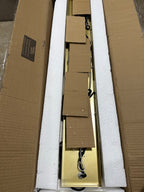 Living District Baxter 5 LTS Brass Pendant with Clear Glass - *Lighting & Electrical
