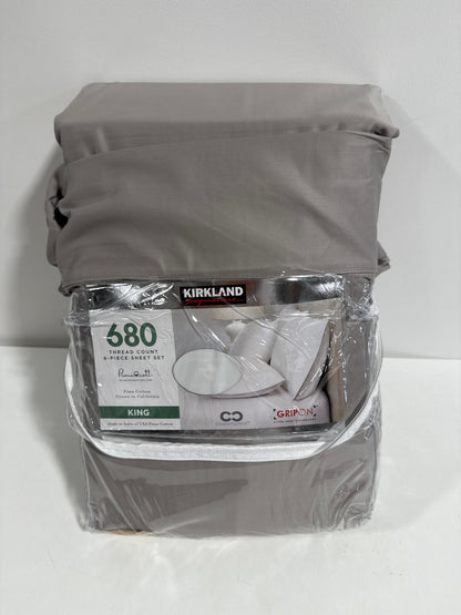 Kirkland Signature 680 Thread Count Sheet Set King