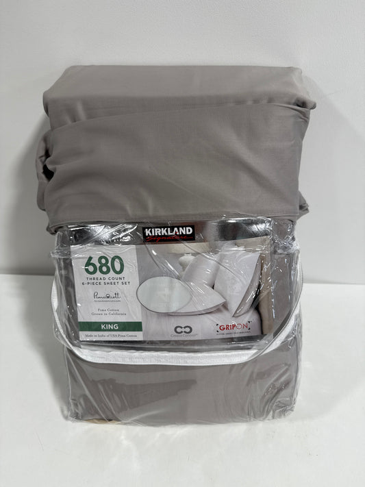 Kirkland Signature 680 Thread Count Sheet Set King
