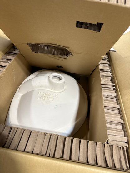 KOHLER K-20704-N Veil 21" Oval Vessel Bathroom Sink, No Overflow