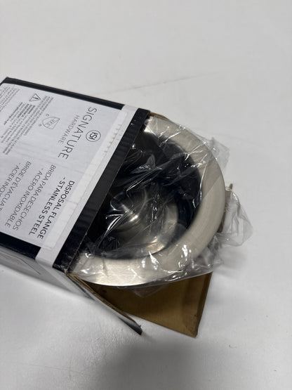 Signature Hardware 314673 3-1/2" Brass Kitchen Garbage Disposal Flange and Stopper