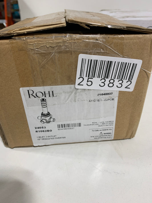 ROHL R1062BO 4-Port, 3-Way Dedicated Diverter Rough-in Valve
