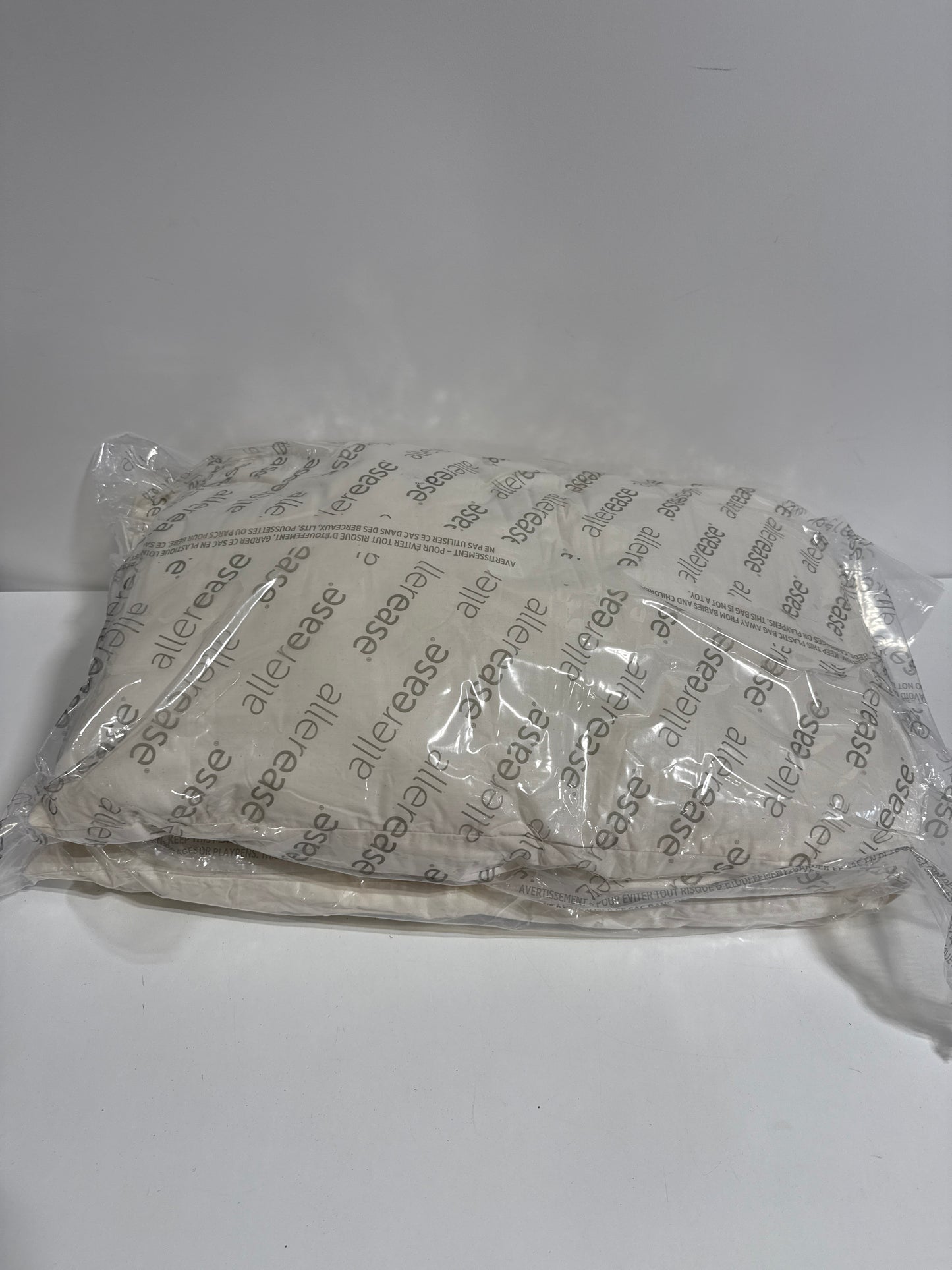 AllerEase Organic Cotton Top Allergy Protection Pillow, 2-pack