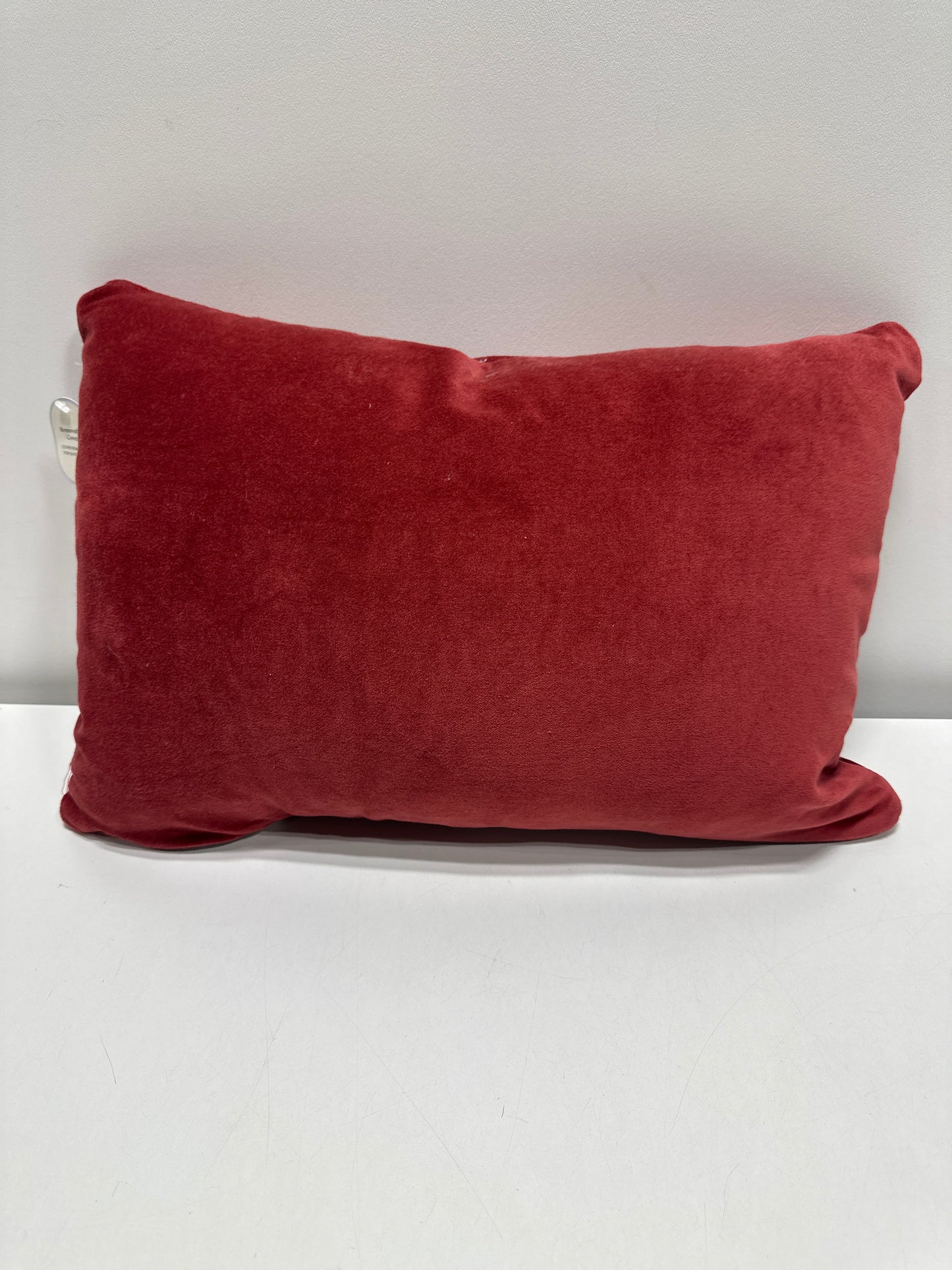14"x20" Velvet with Snowflake Pillow Burgundy- Threshold™ Designed with Studio McGee