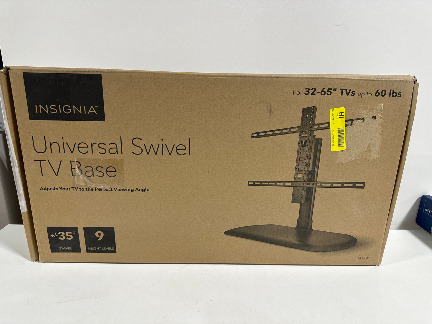 Insignia - TV Stand for Most Flat-Panel TVs up to 65" - Black