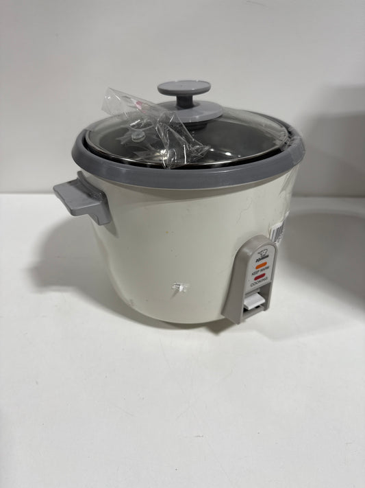 Used Zojirushi 6-Cup White Rice Cooker with Stainless Steel