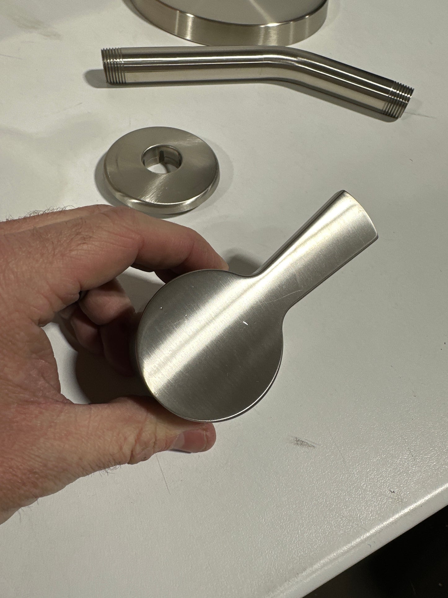 Scratch Moen UT2412EP Jase Shower Only Trim Package with 1.75 GPM Multi Function Shower Head Brushed Nickel - *Plumbing