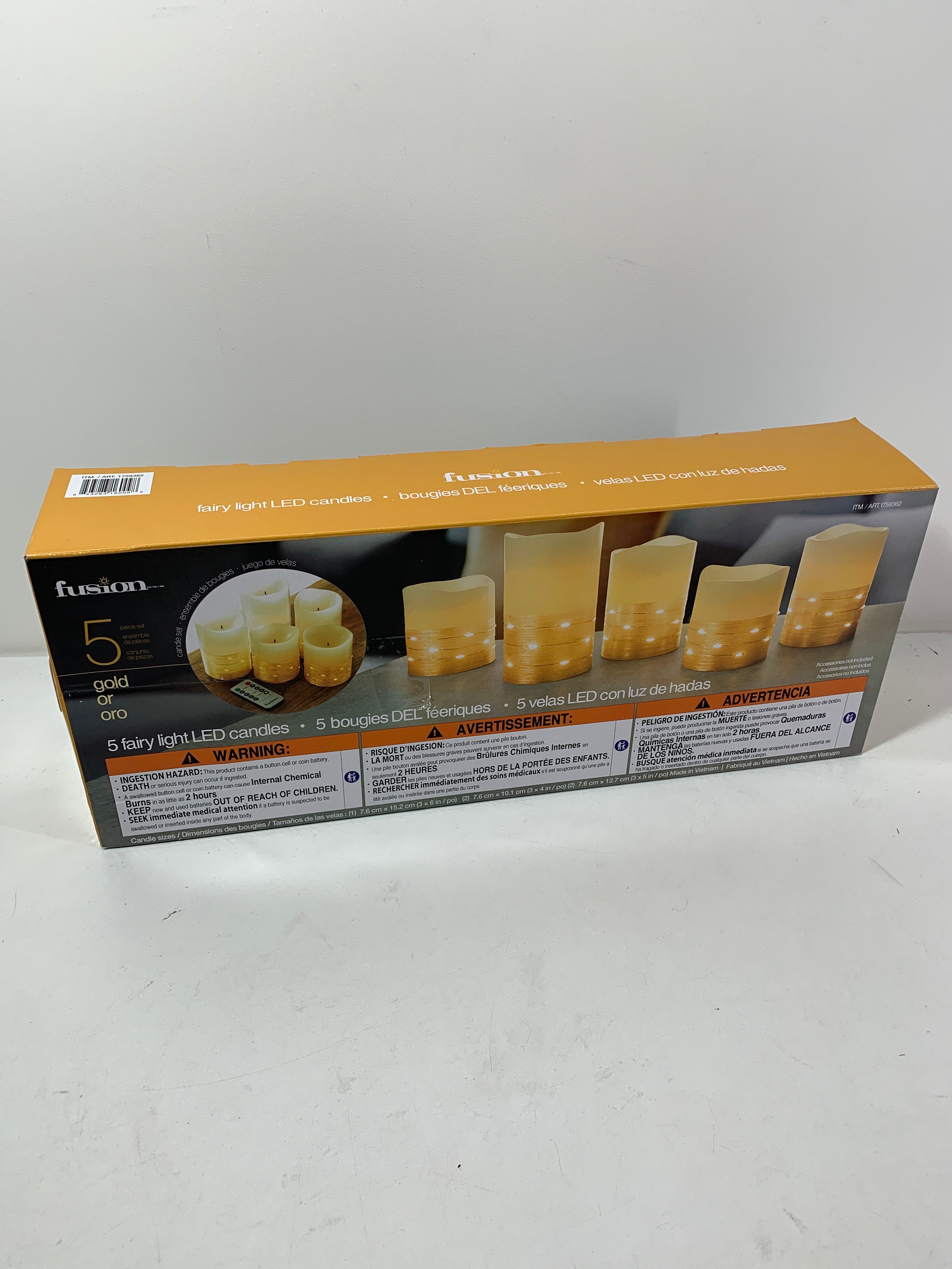 Fusion Fairy Light LED Candles Set of 4 - *Home Decor & Curtains