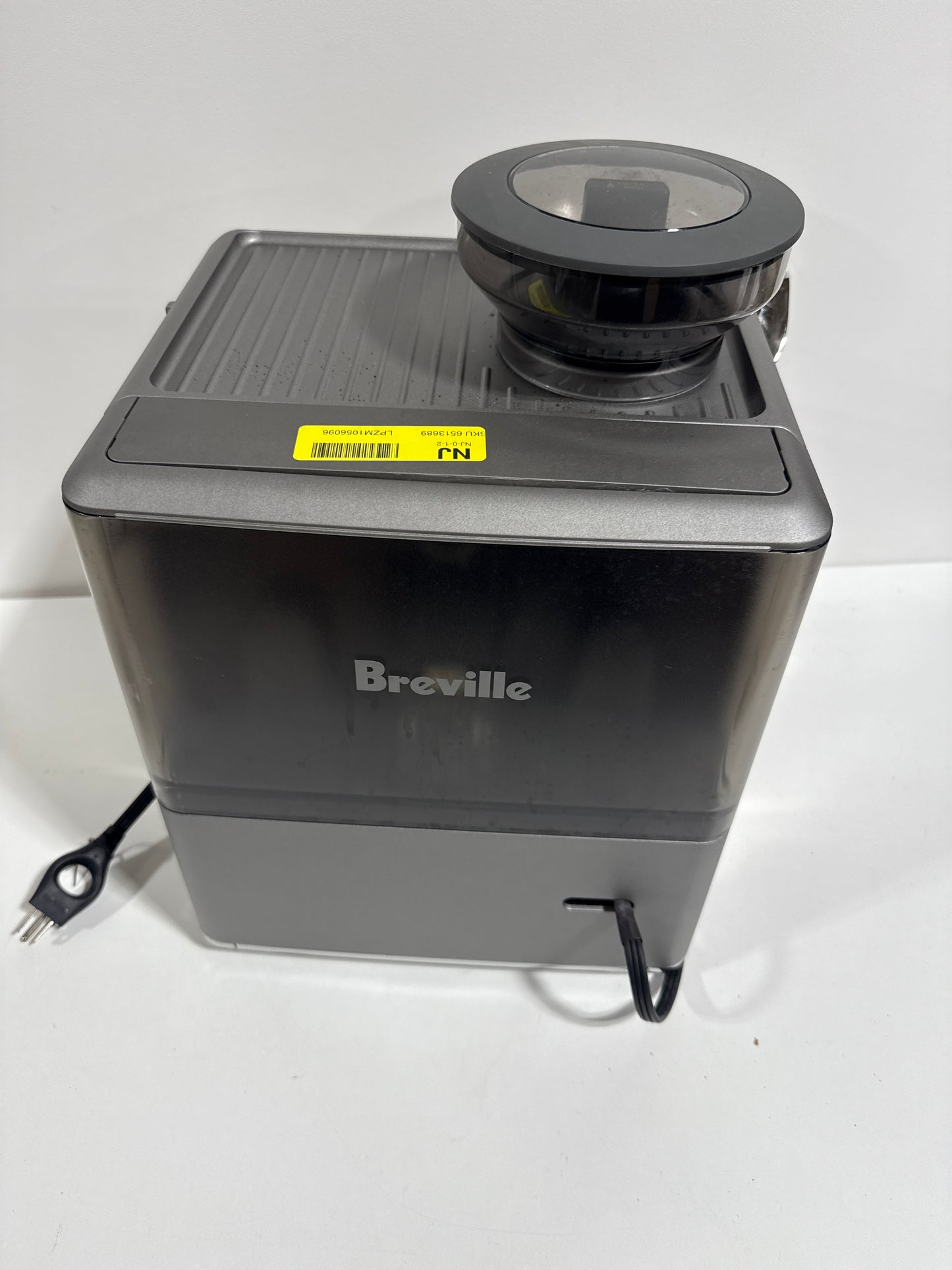Used Breville - the Barista Express Impress Espresso Machine - Brushed Stainless Steel