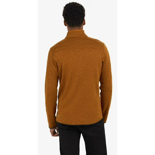 Ski-Doo Mens Mid-Layer Fleece Jacket Full Zip Heavyweight Warm Comfort Khaki - Large