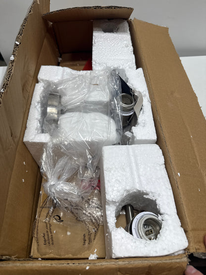 JONATHAN Y July 26.5 3-Light Industrial Farmhouse Metal Vanity Light Nickel