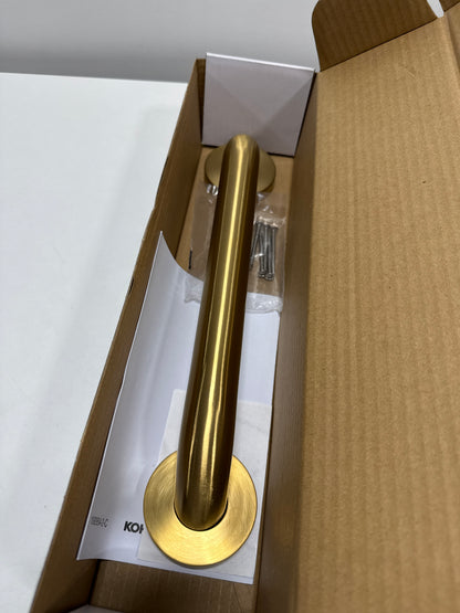 KOHLER K- 14560-2MB Contemporary 12" Grab BAR, Vibrant Brushed Moderne Brass