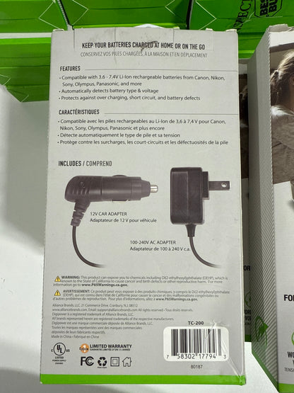 Lot of 30 - Digipower - Universal Camera Battery Charger - Black