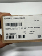 EMTEK Stainless Steel Privacy Set   S20003STTRHSS - Right Handed Stuttgart Lever