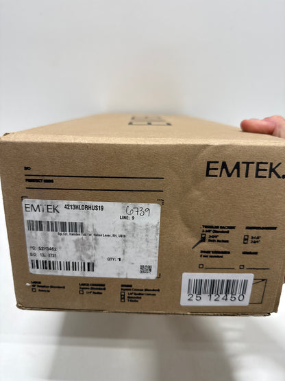 Emtek 4213HLORHUS26 Single Cyl , Hamden Tub Entry , Helios Lever , RH