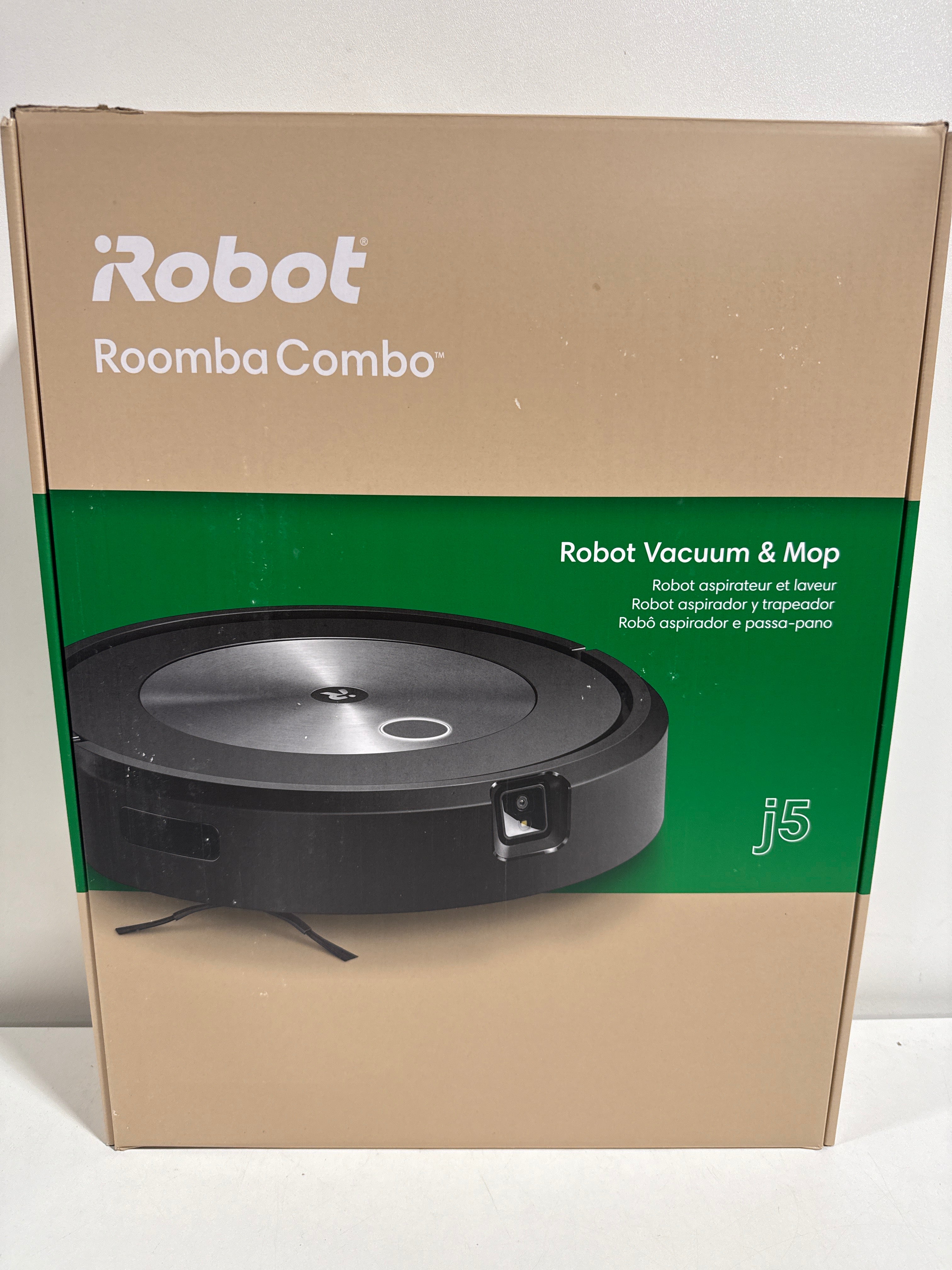 Used IRobot - Roomba Combo J5 Robot Vacuum and Mop - Graphite - *Vacuums & Carpet Cleaners
