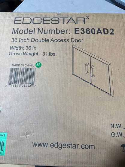 EdgeStar E360AD2 36" Double Access Door - Stainless Steel